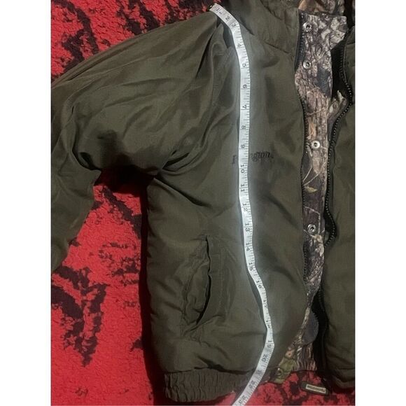 Boys Kids Reversible Remington Camouflage Hooded Coat Jacket SZ 12/14 L Large - Picture 7 of 16